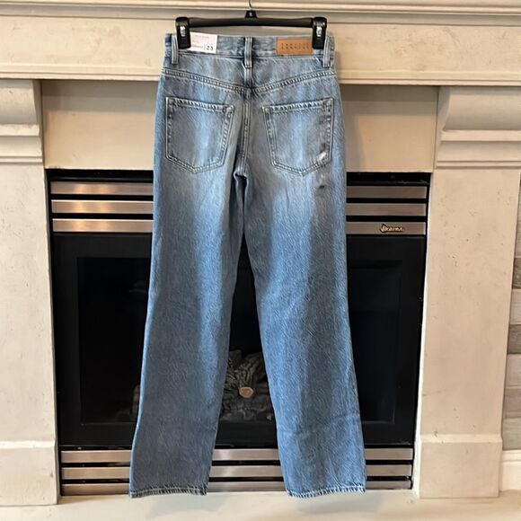 PacSun Eco Medium Blue Ripped Boyfriend Jeans Size 23 NWT - Picture 7 of 15